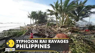 Typhoon Rai wreaks havoc in the Philippines | Natural Calamity | Latest World News | English News