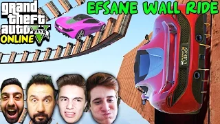 %99,999 İMKANSIZ 8 TUR WALL RIDE! | EKİPLE GTA 5 ONLINE