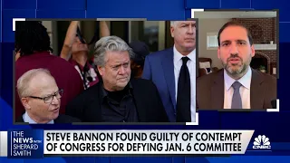 Trump adviser Steve Bannon found guilty of contempt of Congress