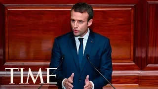 Emmanuel Macron Addresses The Joint Session Of Congress: Discusses Nationalism, Fear | TIME