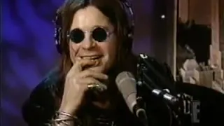 Ozzy Osbourne and Marilyn Manson together on Howard Stern
