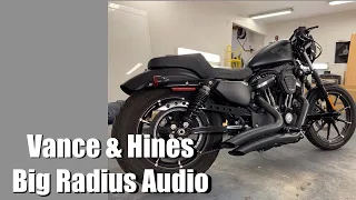 Vance & Hines Big Radius Exhaust on an Iron 883