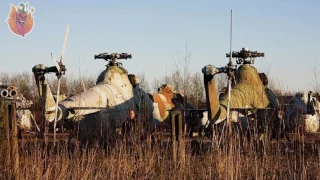 Old Abandoned Helicopters Found. Abandoned Old Classic Cars And Trucks Exploring.