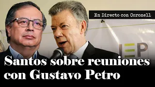 “Me ha dejado metido dos veces, no apareció”: Santos sobre reuniones con Gustavo Petro