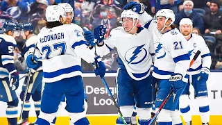 Dave Mishkin calls Lightning vs Blue Jackets highlights (1/4/2022)