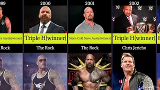 WrestleMania Winners: 33 Years of Main Event | 1990-2023 |#wrestlemania #therock #romanreigns