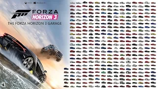 Forza Horizon 3 All Cars (Including All DLC) (525 Cars)