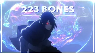 Sasuke vs Kinshiki - 223 BONES [AMV/EDIT] Quick! ❄