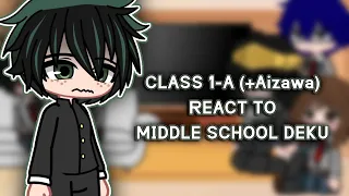 MHA React to Middle School Deku | ANGST
