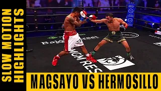 Magsayo vs Hermosillo Fight - Best Punch Highlights -Best Slow Motion