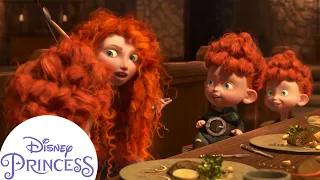 Merida and Her Family Supper Shenanigans | Disney Princess