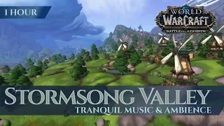 Stormsong Valley - Tranquil Music & Ambience (1 h, 4K, World of Warcraft Battle for Azeroth aka BfA)