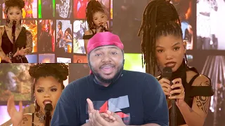 CHLOE x HALLE - LIVE AT THE TRILLER "UNMUTE YOUR VOICE" PERFORMANCE | REACTION !
