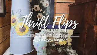 Thrift Flips • Trash to Treasure • Simple Summer Upcycles Using Salvaged Items • Upcycled Decor