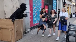 Gorilla Prank! scaring every one in England 🇬🇧