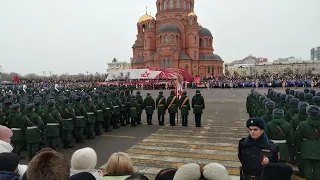 Парад в честь 80-летия Сталинградской битвы в Волгограде 2 февраля 2023 года