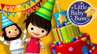 Happy Birthday Song | Nursery Rhymes for Babies by LittleBabyBum - ABCs and 123s