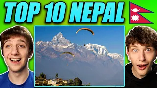 Americans React to 10 Things to do in Nepal!