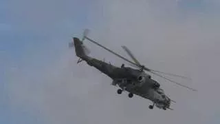 Mi-24 Attack Helicopter Display