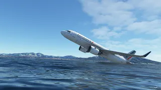 AIRFRANCE A320 - Crashes into Water at Marseille
