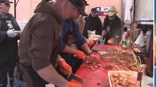 Houston rodeo BBQ cook-off begins