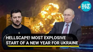 Carpet-bombing across Ukraine after Putin promises Russian victory | War Enters New Year