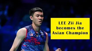 LEE Zii Jia wins gold at the Badminton Asia Championships 2022