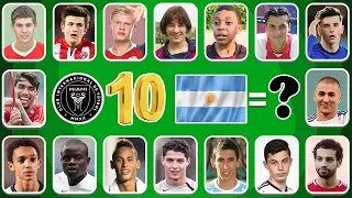 (FULL 90) Guess the SONG,CLUB + COUNTRY + JERSEY NUMBER of football players,Neymar, Ronaldo, Messi