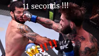 11 SECOND KO!! FASTEST KO on UFC 4 RANKED