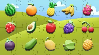 Guess the Fruit Quiz | Educational Fruit Puzzle for Kids | Long Version 🧩🧒