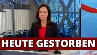 Berühmte Deutsche, die in den letzten Tagen gestorben sind