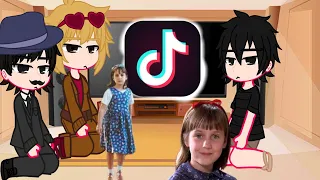 Personagens do filme Matilda reagindo a tik tok