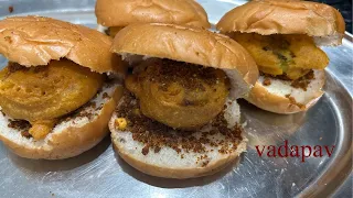 Vadapav recipe | maharashtra special and simple vadapav | mumbai street food vadapav | in telugu