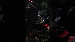 На мотоциклах по ночному городу Киров
