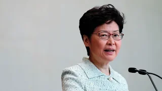 Carrie Lam responds to escalating violence and U.S. senator criticism 林鄭回應香港暴力持續和美國參議員的評論