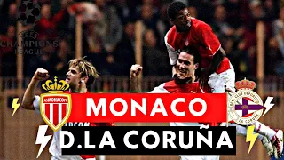 Monaco vs Deportivo la Coruña 8-3 All Goals & Highlights ( UEFA Champions League 2003 )