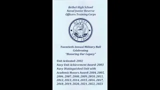 Bethel High School NJROTC Military Ball 2024