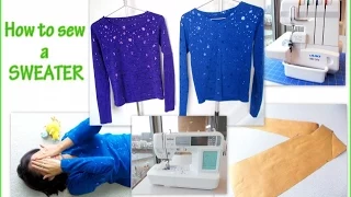 How to Make a Sweater Easy to Sew Step by Step