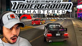 ESSE SUBARU TÁ DE HACK! (PASSEI MUITA RAIVA) - NFS UNDERGROUND: REMASTERED - #05