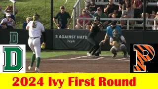 Dartmouth vs Princeton Softball Game Highlights, 2024 Ivy Tournament First Round