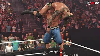 WWE 2K22 Randy Orton vs John Cena WWE Title Match Summerslam 2009 PS4