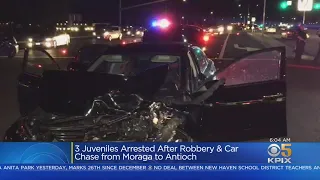 Gas Station Robbery Leads To Chase, East Bay Crash