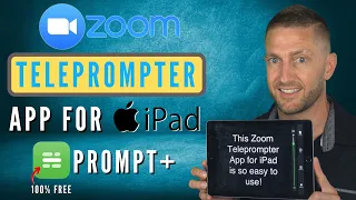 How Use a Script and Teleprompter in Zoom Meetings on iPad | Prompt+ Best Free App