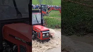 Zetor 7011 on tractor show #agriculture #zetor #mud #shorts