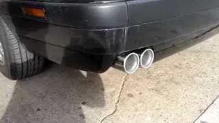 e34 540i New Exhaust 1st Startup