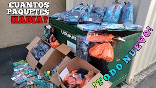 hasta parece que encuentro DINERO en la BASURA.  TODO Estaba en CAJAS y NUEVESITO #dumpsterdiving