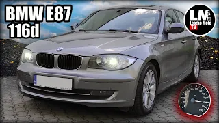 BMW E87 116d CIEKAWE CZY TO PRAWDZIWE BMW I POJEDZIE 200km/h?