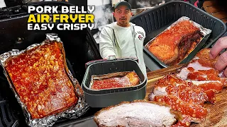 Crispy Pork Belly Easy Air Fryer! How to Make the Crispiest Pork Belly!