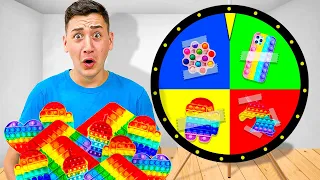 WHEEL OF POP IT CHALLENGE! 🤩 Fidget Pop it Trade by Cap e Kazu