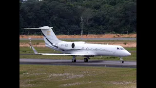 Gulfstream do Gusttavo Lima. Último voo no Brasil